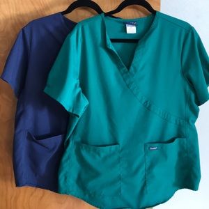 Two beautiful Sanibel Scrub Tops
